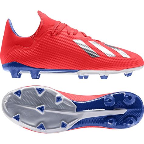 adidas voetbalschoenen 18.2 zilver rood wit|adidas X 18.2 FG .